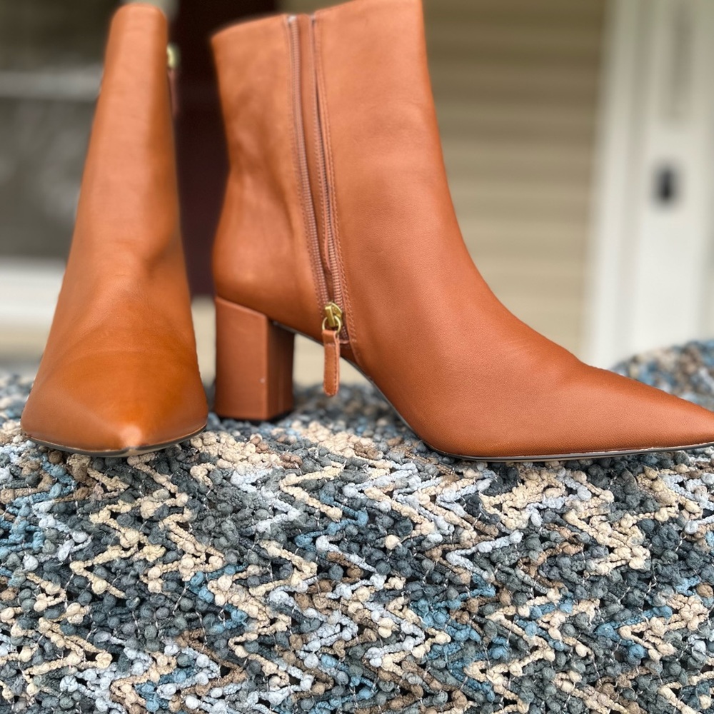 SOLD - Brown Leather J. Crew Boots